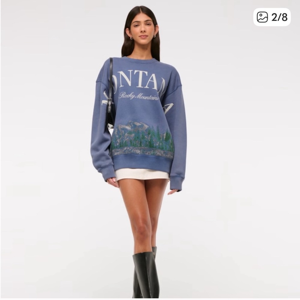 Abercrombie & Fitch Montana Rocky Mountain sweatshirt